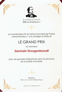 Le Grand Prix, Mihai Eminescu