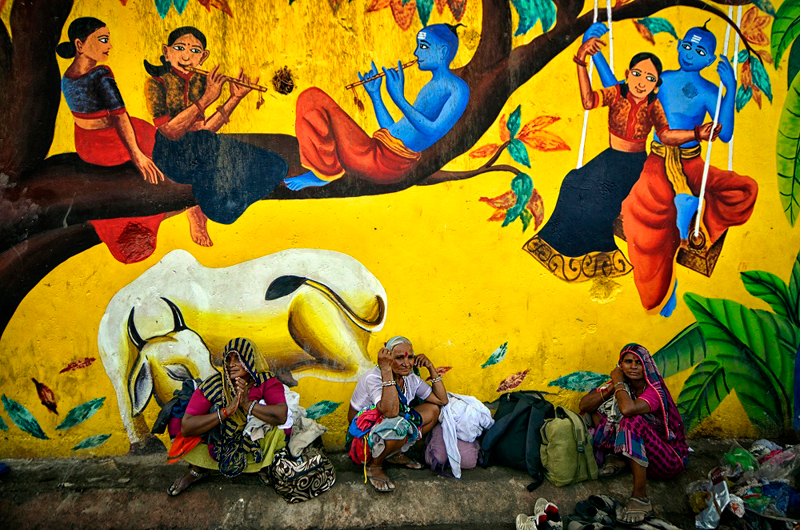 Debiprasad Mukherjee, Mural World - The Culturium