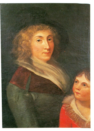 Andrea Appiani, ritratto di Giulia Beccaria e suo figlio