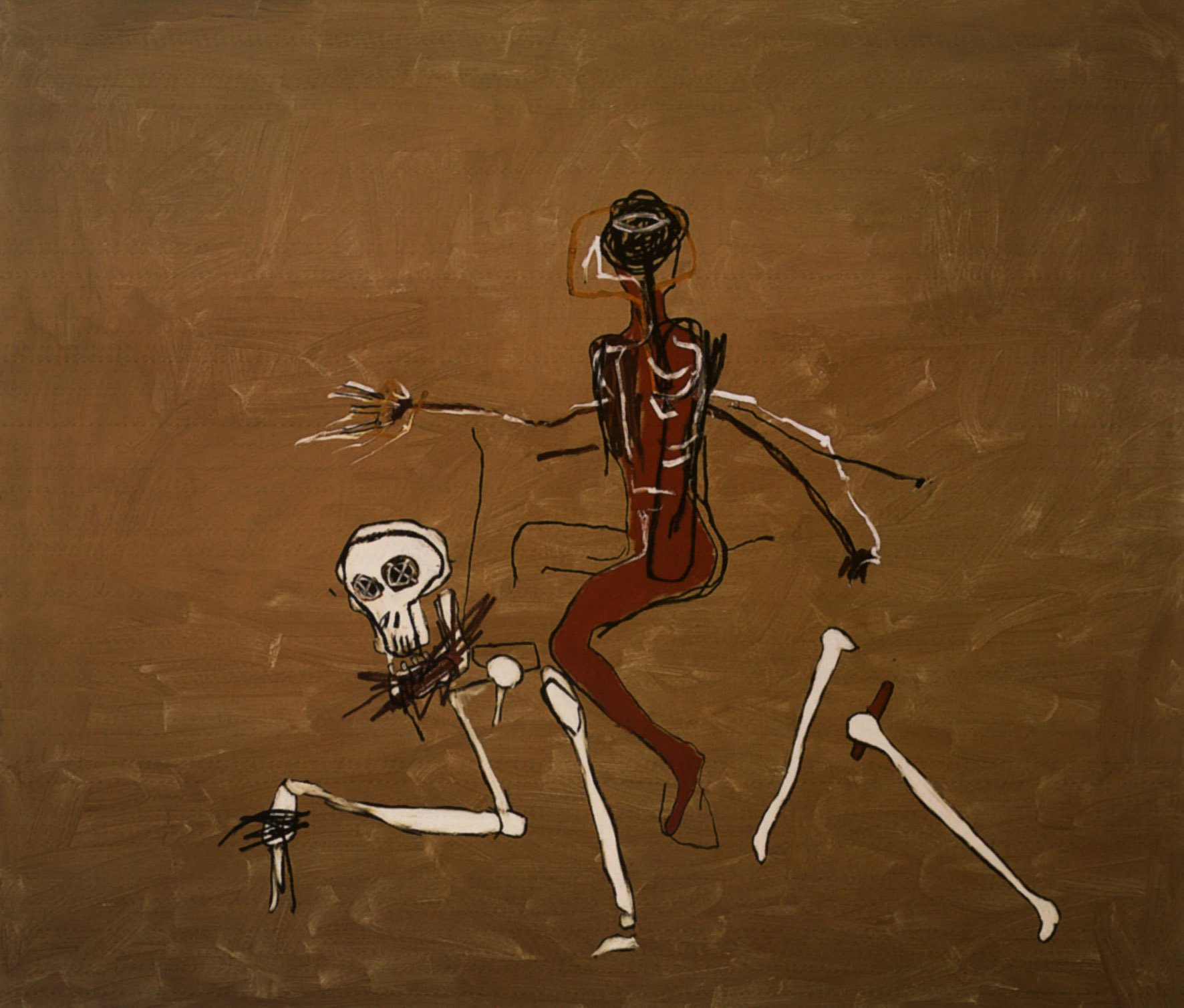 Basquiat, Riding with death, 1988