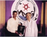 Ashok Chakravarthy and Baek Han Yi in South Korea