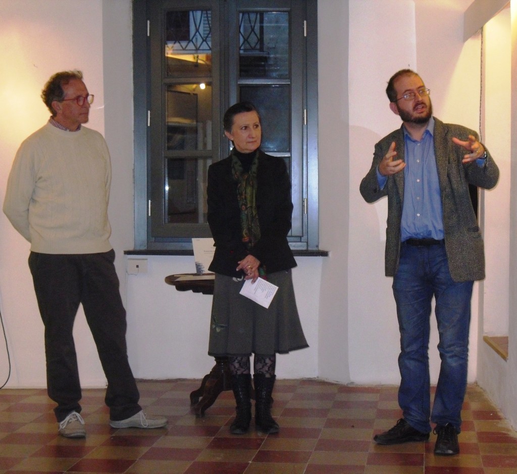 da sinistra: Fiorenzo Calosso, Silvia Pio e Lorenzo Barberis
