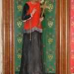 Julian of Norwich, as depicted in the church of Ss Andrew and Mary, Langham, Norfolk. From Wikipedia