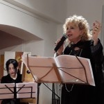 Mystis e Aima nella performance “Il suono delle parole e delle lingue”, 13 gennaio 2018, Spazio Tadini Milano (foto: Silvia Pio)