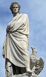 Dante Alighieri - Statua Santa Croce, da Wikimedia Commons
