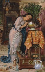 Isabella and the Pot of Basil by William Holman Hunt, 1868 (Public Domain)