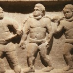 Roman collared slaves marble relief Smyrna 200 ce collection of the Ashmolean Museum Oxford