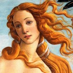 Sandro Botticelli, La nascita di Venere (particolare), da Wikimedia Commons